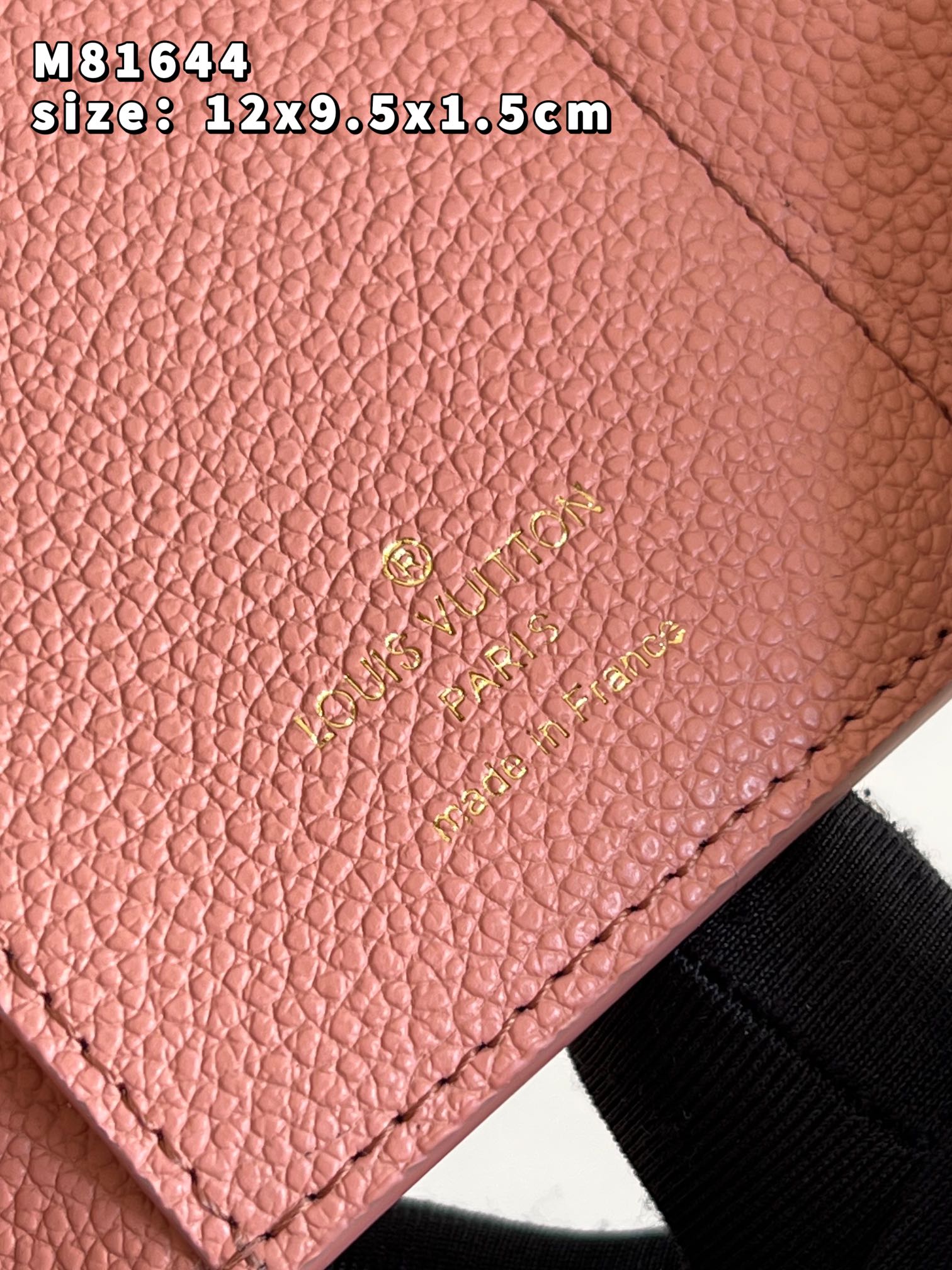 Louis Vuitton Victorine Wallet Monogram Empreinte embossed supple grained cowhide leather Pink