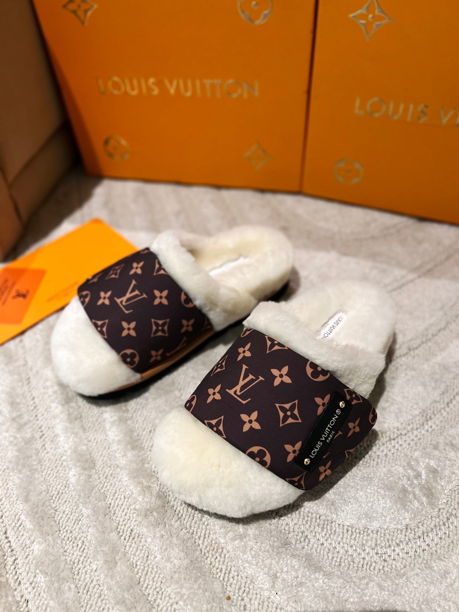 Louis Vuitton Wintry Slipper Men and Women-006 Size 35-45