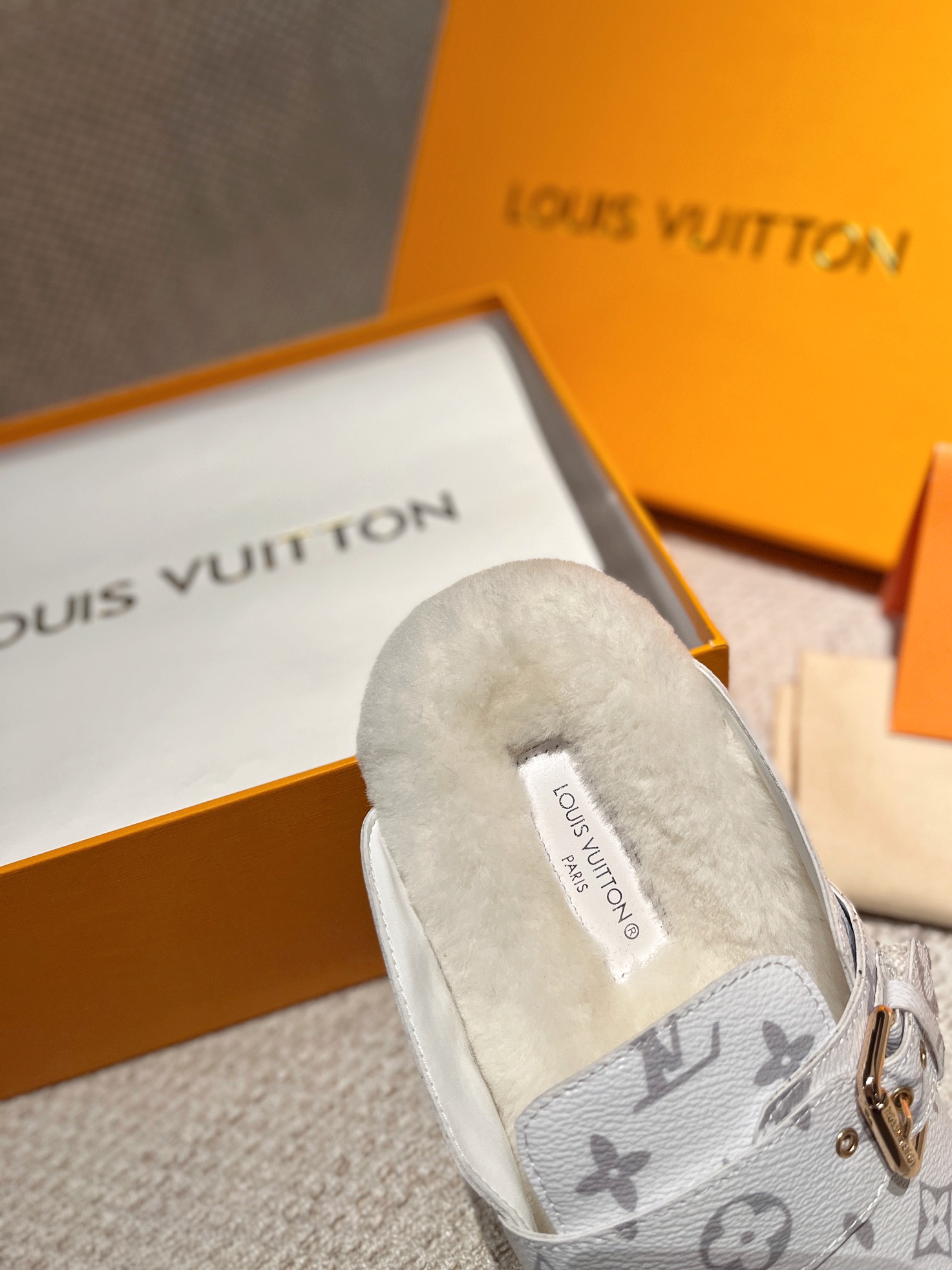 Louis Vuitton Wintry Slipper Men and Women-009 Size 35-45