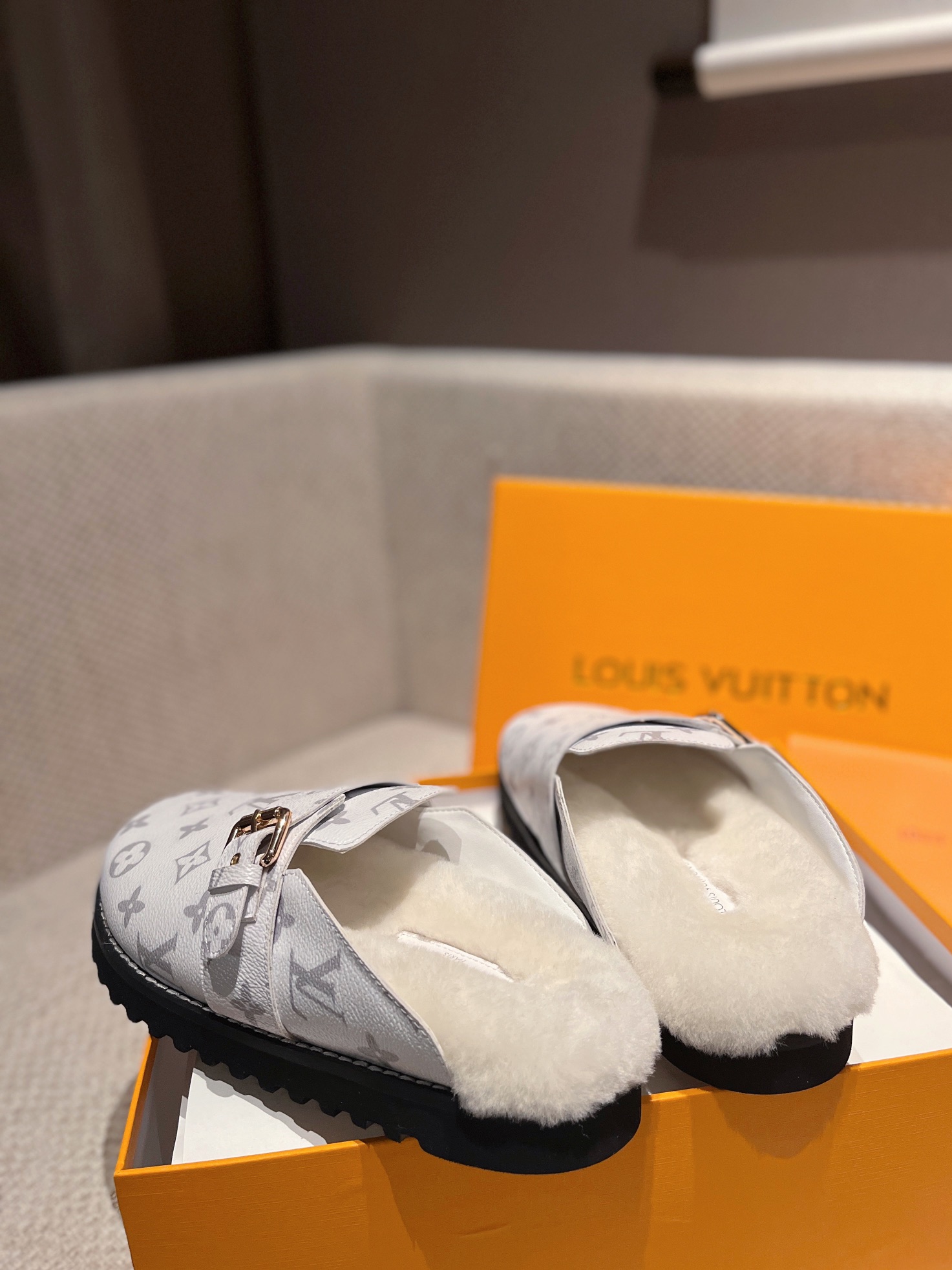 Louis Vuitton Wintry Slipper Men and Women-009 Size 35-45