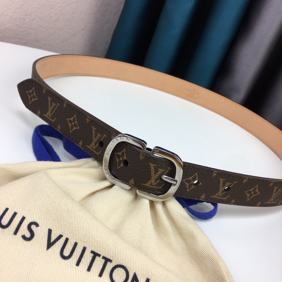 Louis Vuitton Womens Leather Belt Width 25mm 0001