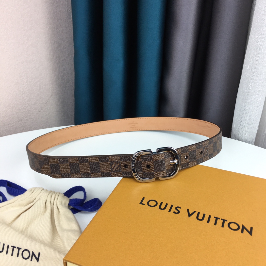 Louis Vuitton Womens Leather Belt Width 25mm 0004