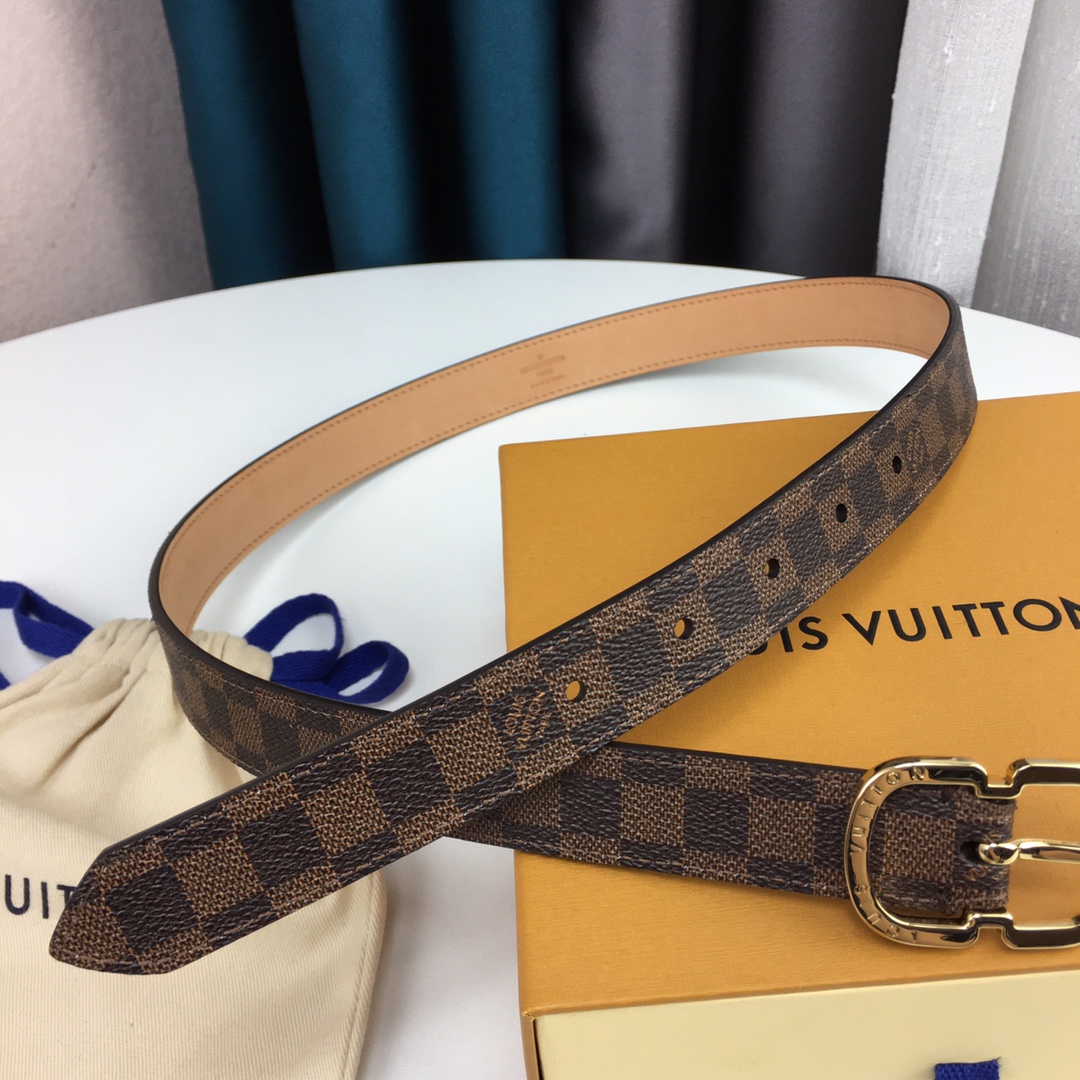 Louis Vuitton Womens Leather Belt Width 25mm 0004