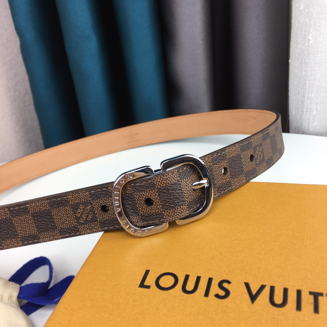 Louis Vuitton Womens Leather Belt Width 25mm 0004