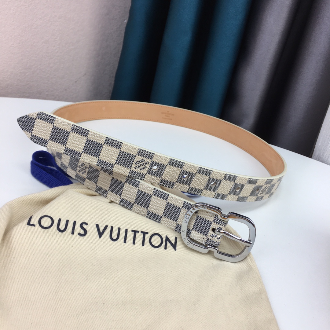 Louis Vuitton Womens Leather Belt Width 25mm 0005