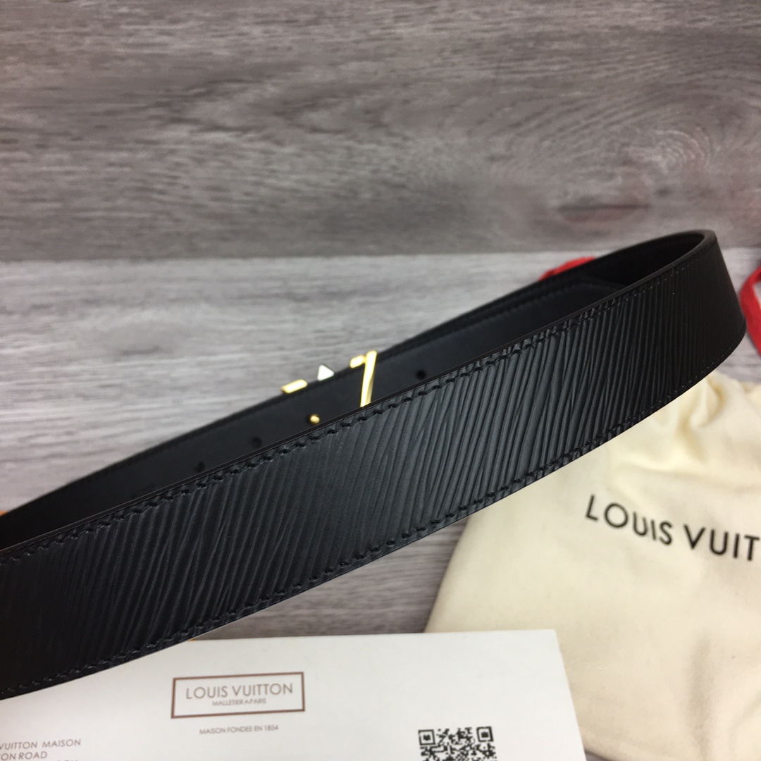 Louis Vuitton Womens Leather Belt Width 3cm 180