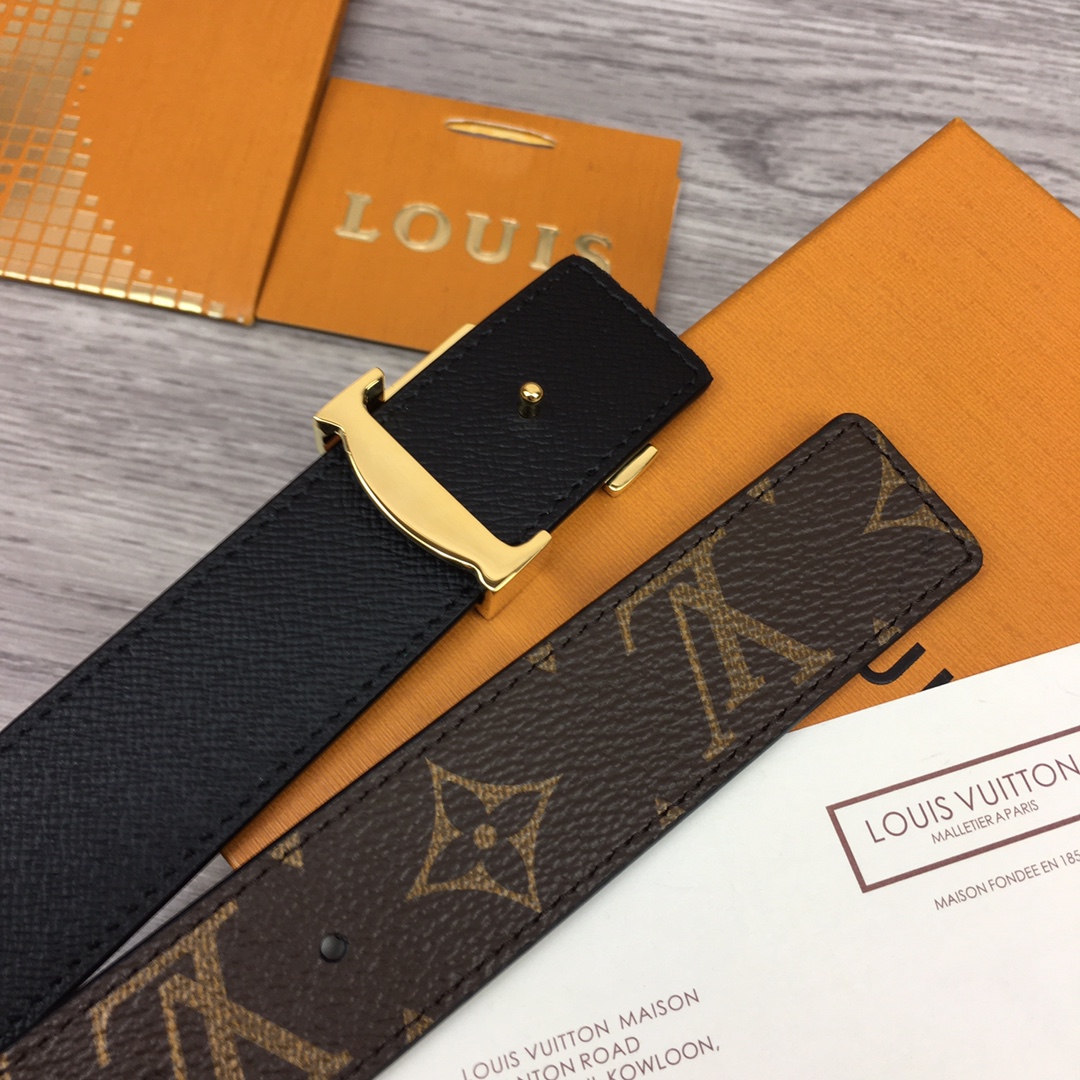 Louis Vuitton Womens Leather Belt Width 3cm 181