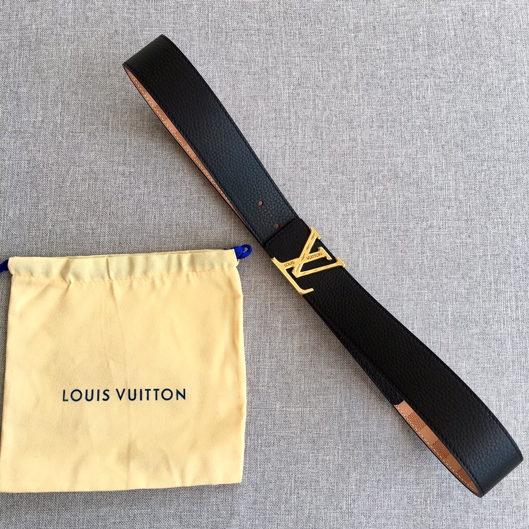 Louis Vuitton Womens Leather Belt Width 4cm 155