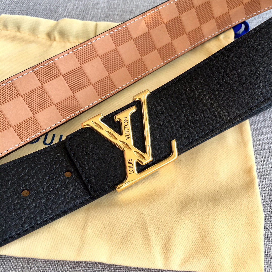 Louis Vuitton Womens Leather Belt Width 4cm 155