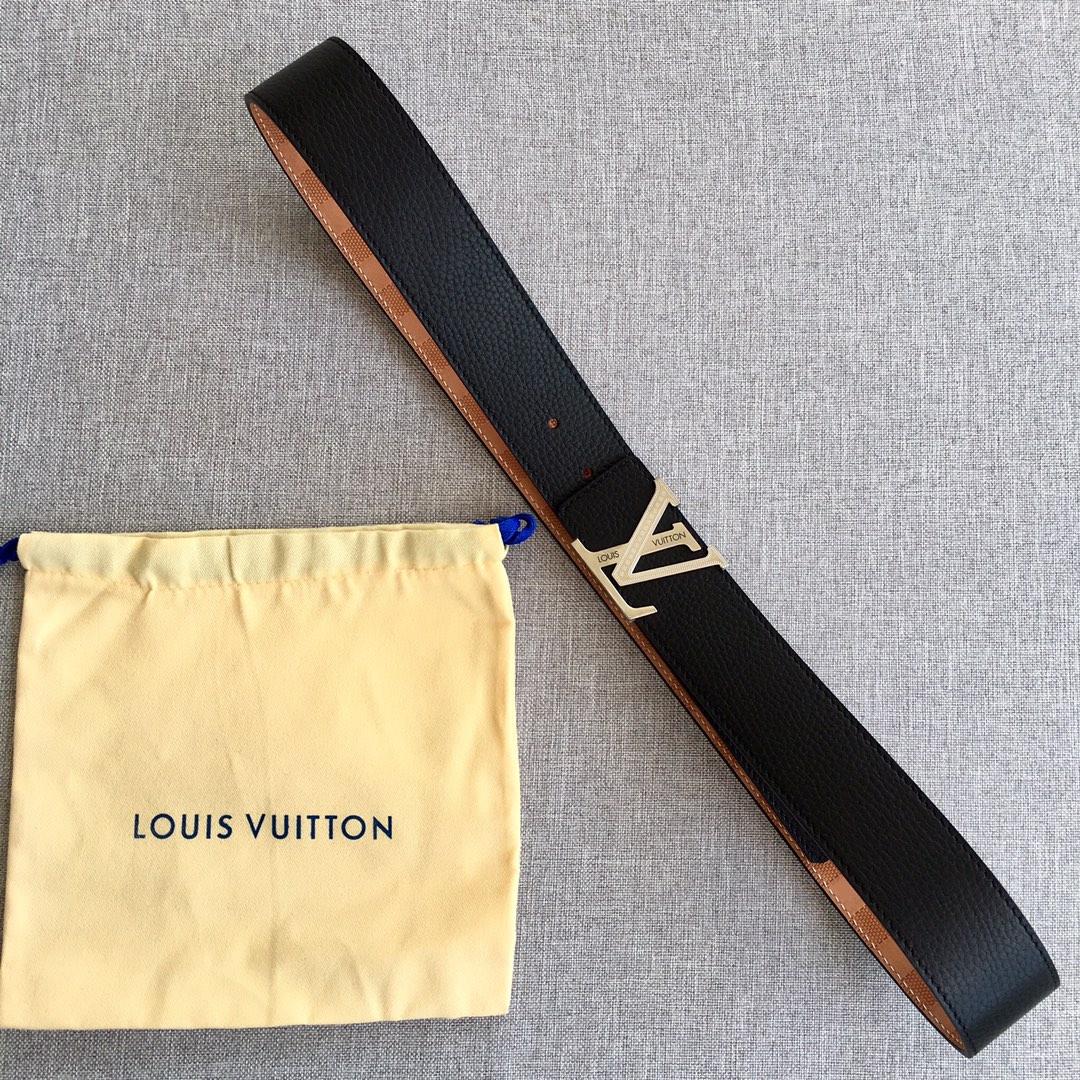 Louis Vuitton Womens Leather Belt Width 4cm 157