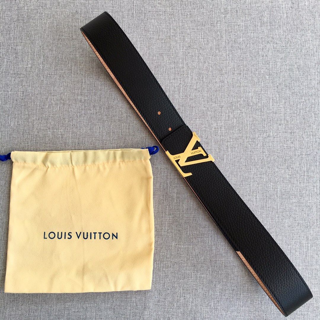 Louis Vuitton Womens Leather Belt Width 4cm 158