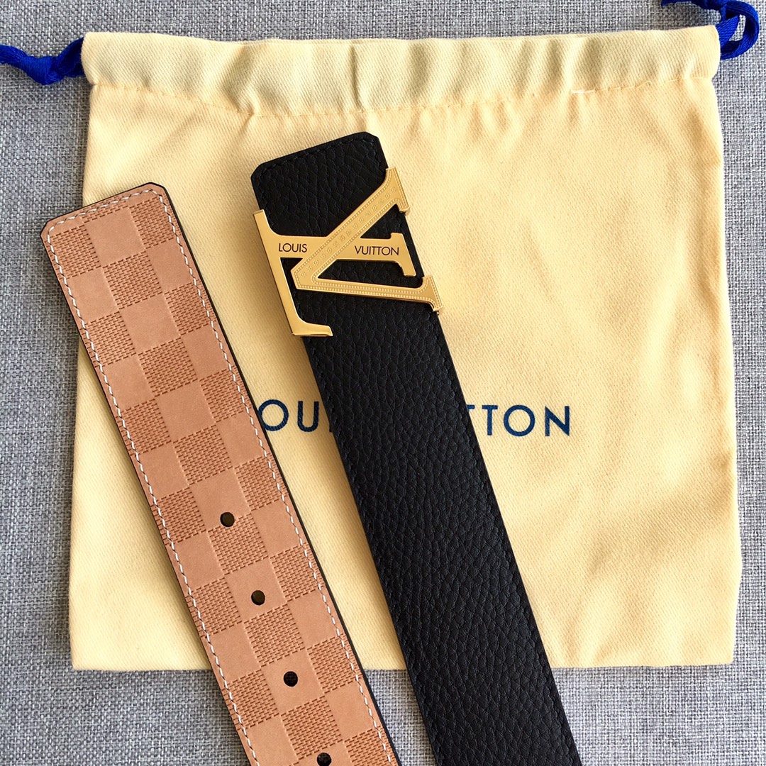 Louis Vuitton Womens Leather Belt Width 4cm 158