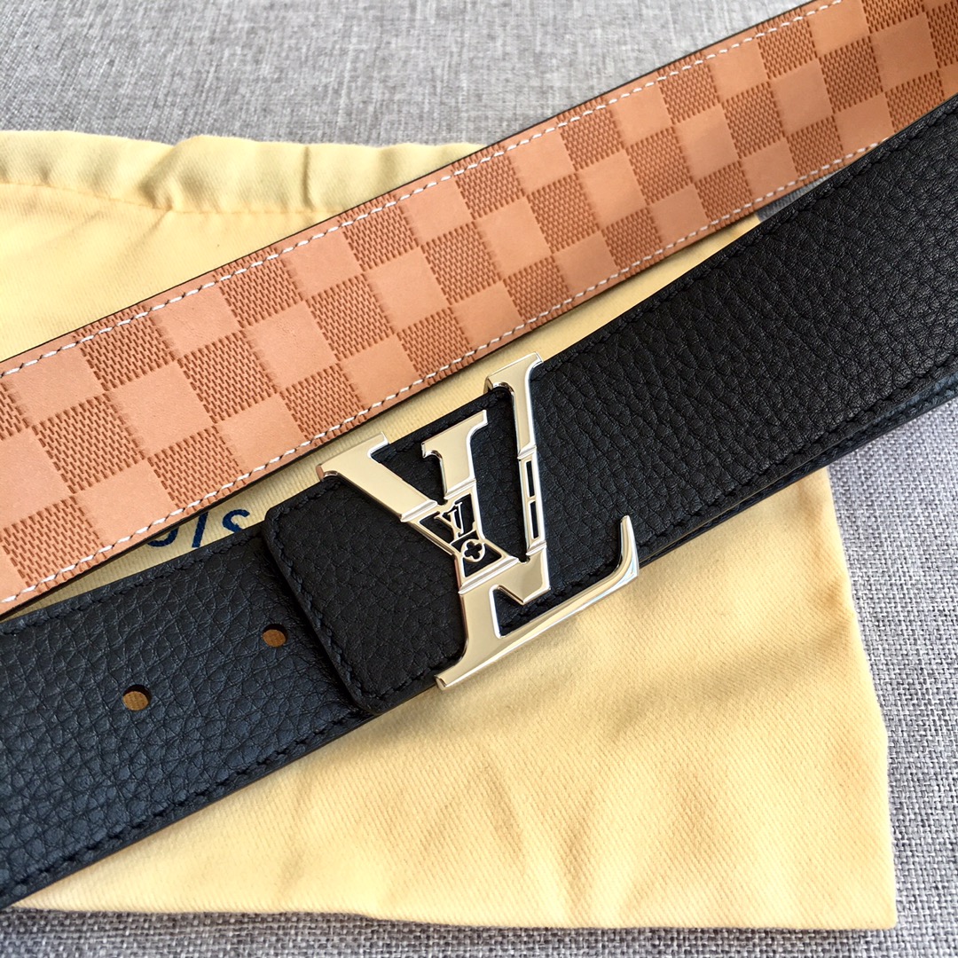 Louis Vuitton Womens Leather Belt Width 4cm 159