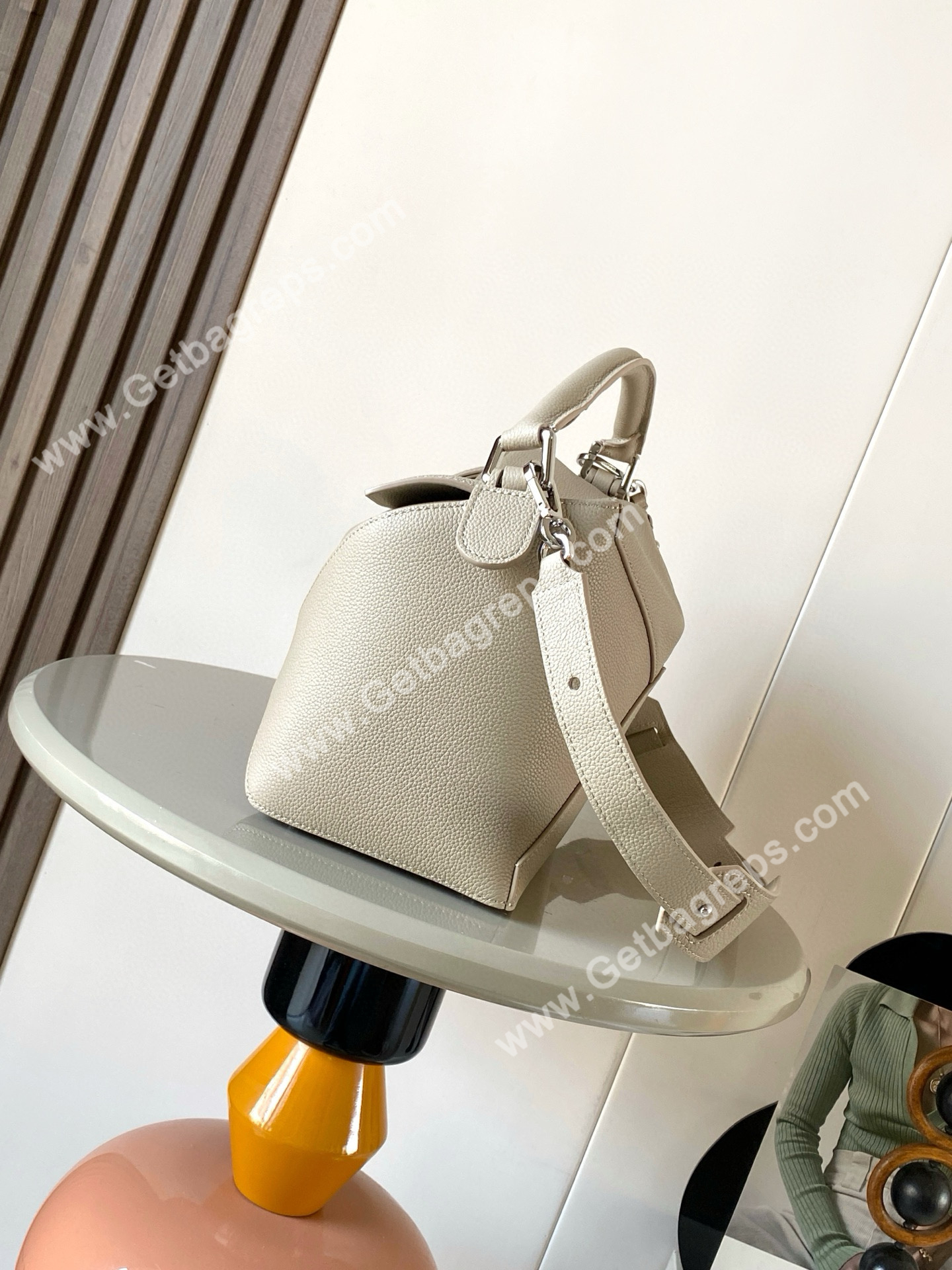 Medium Puzzle Edge bag in Classic Calfskin-002