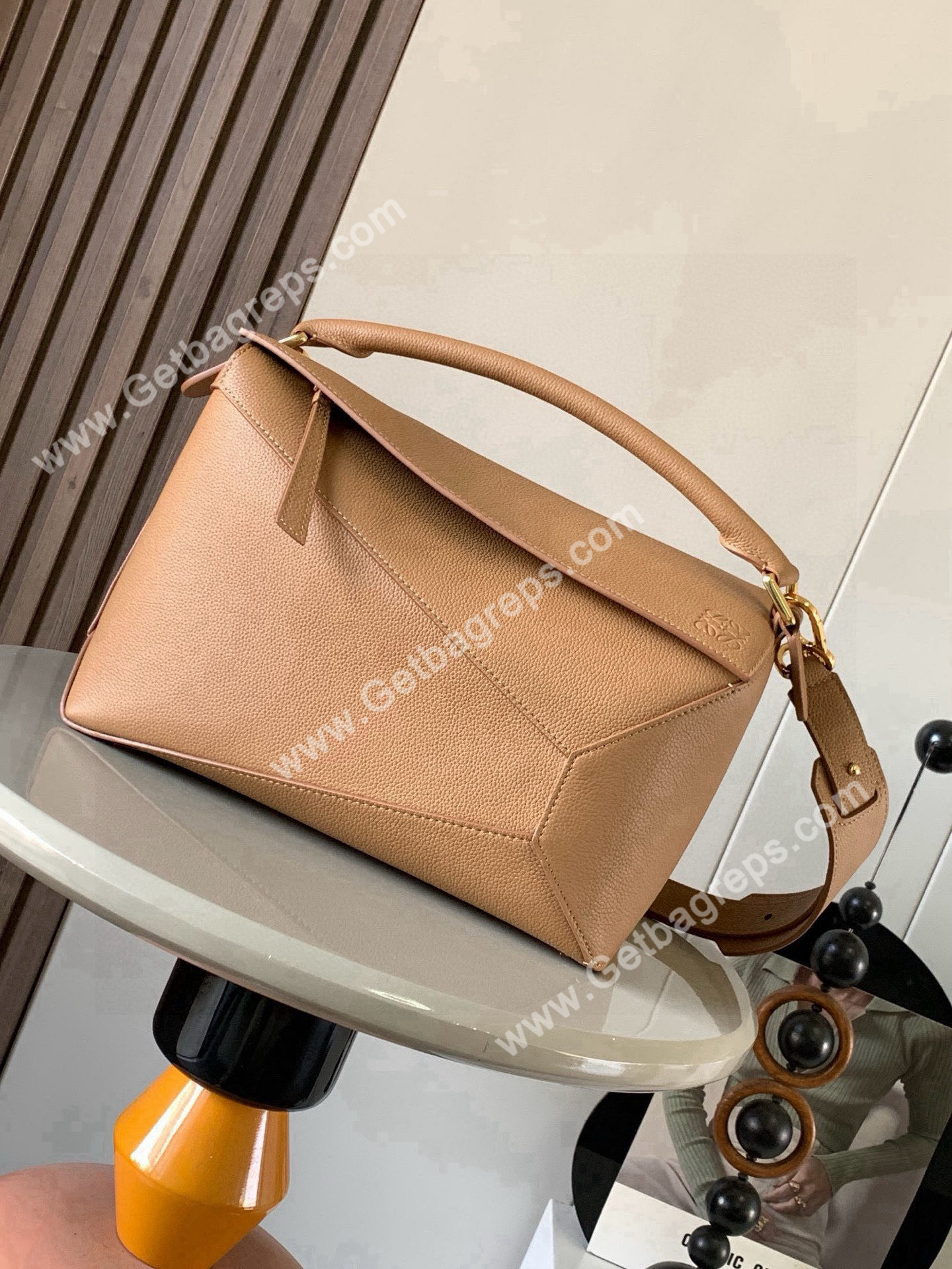 Medium Puzzle Edge bag in Classic Calfskin-011