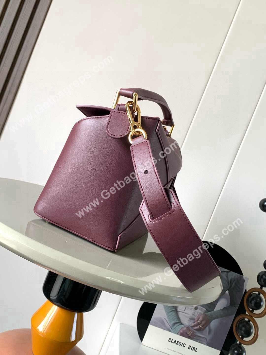 Medium Puzzle Edge bag in Classic Calfskin-012