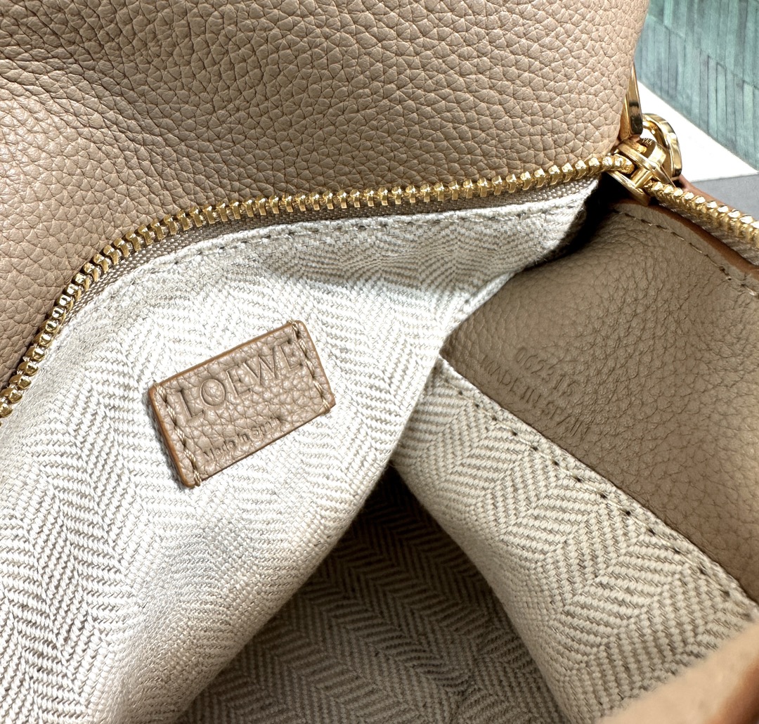 Mini Puzzle bag in Soft Grained Calfskin Sand