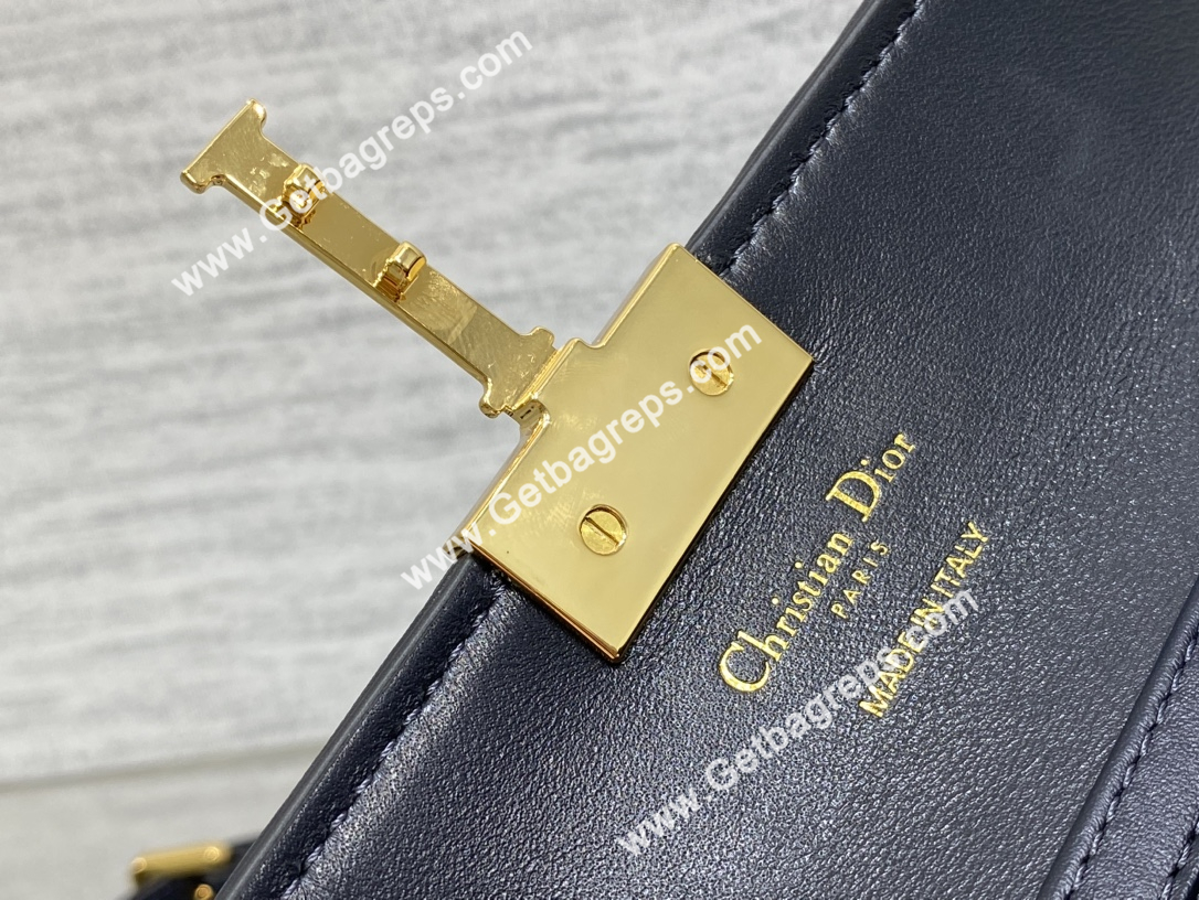 Miss Montaigne Mini Bag Blue Dior Oblique Jacquard
