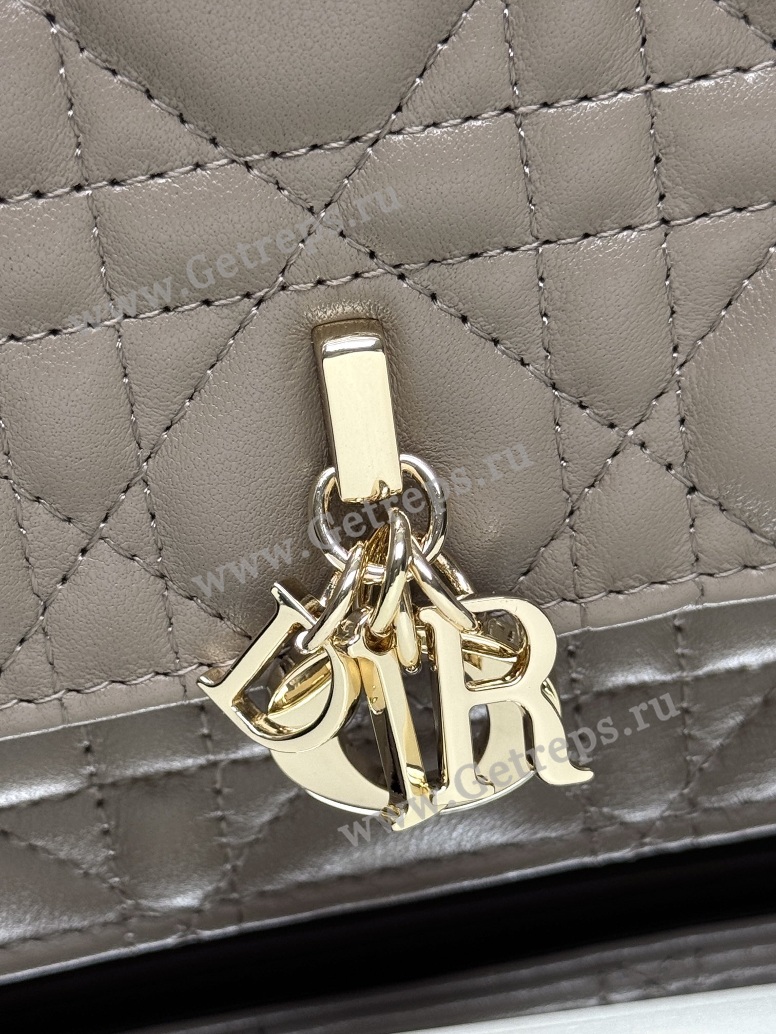 My Dior Mini Bag Chocolate Cannage Lambskin