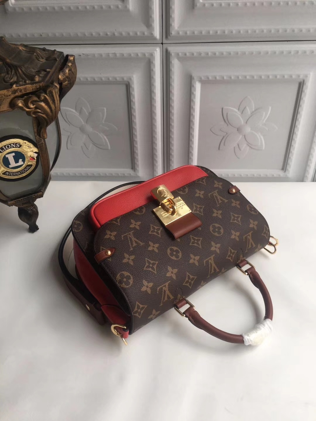 NEW Replica Louis Vuitton M44354 Women Vaugirard Everywhere Bag Red