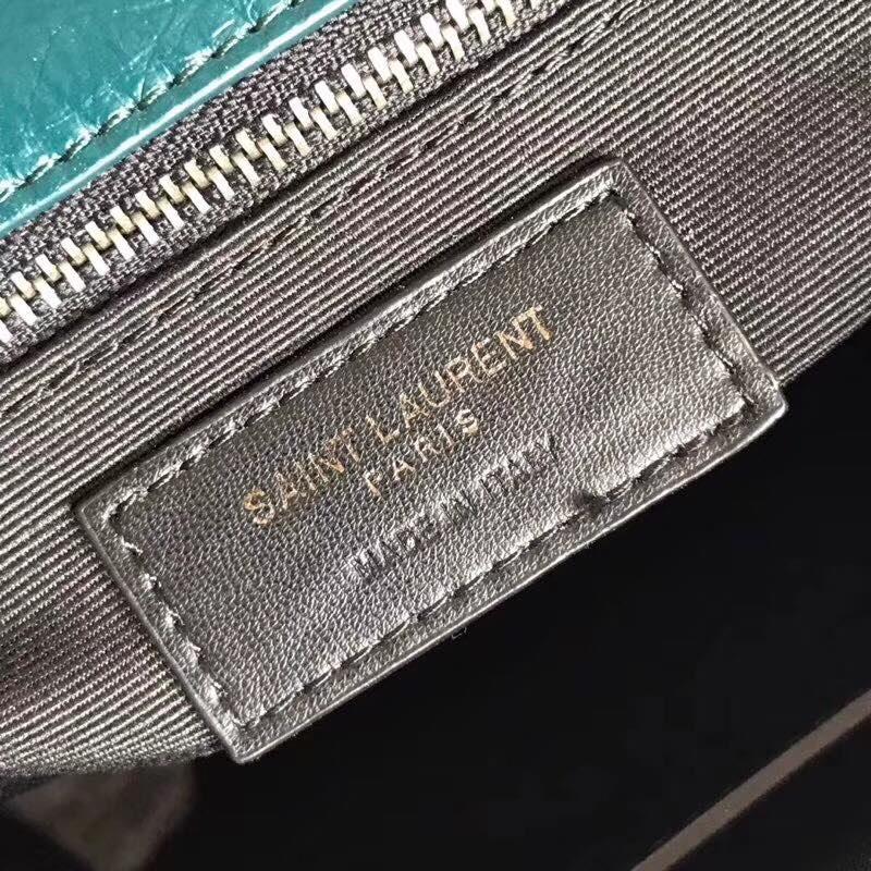 New Arrivals Replica Saint Laurent Niki Medium In Vintage Leather Monogram Bag With Front Flap Turquoise