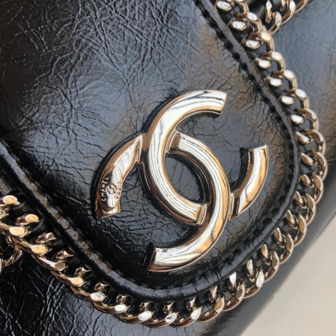 New Replica Chanel Flap Bag Black With Chian