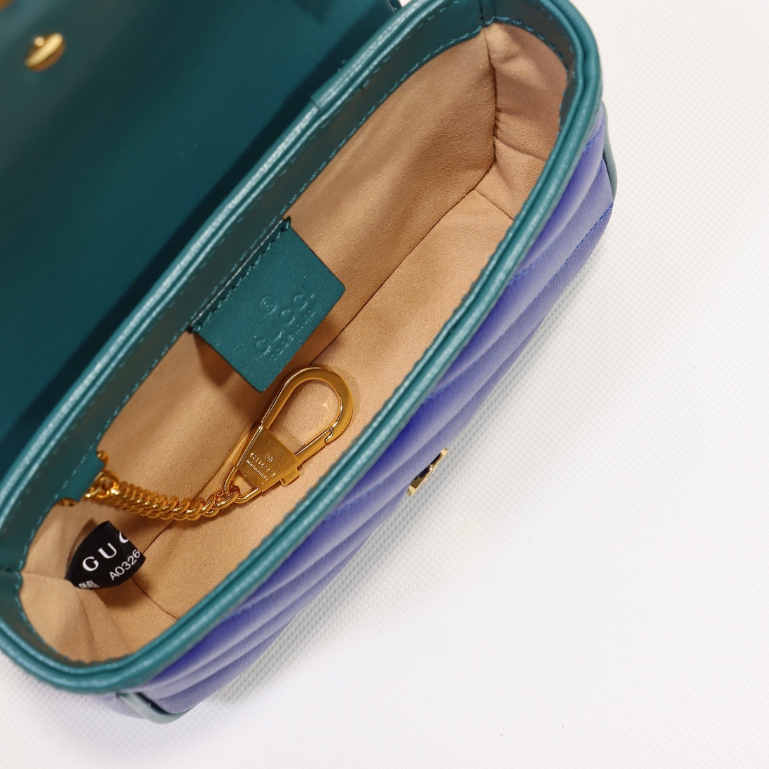 New Replica Gucci Marmont Super Mini Bag Blue