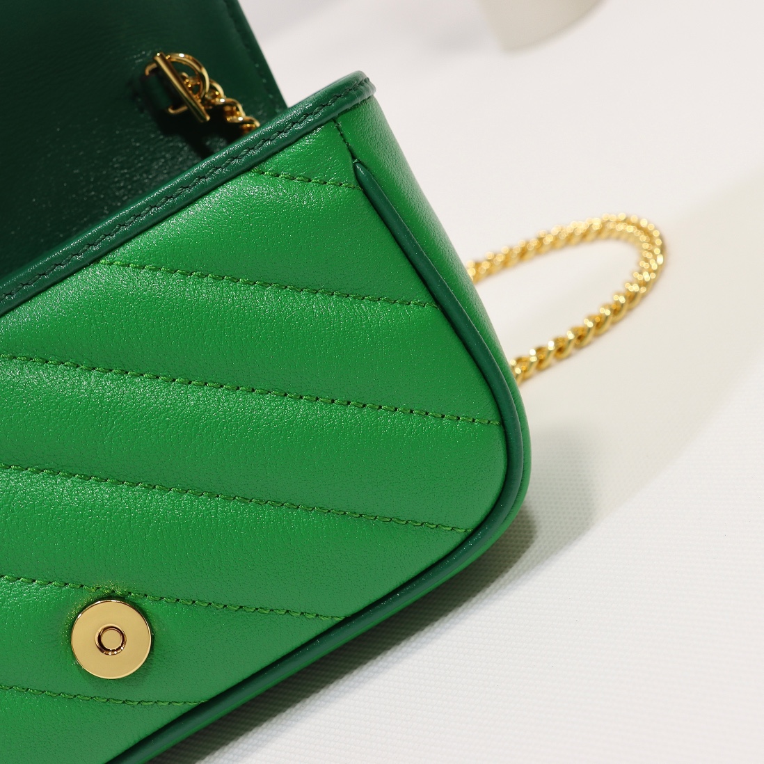 New Replica Gucci Marmont Super Mini Bag Green