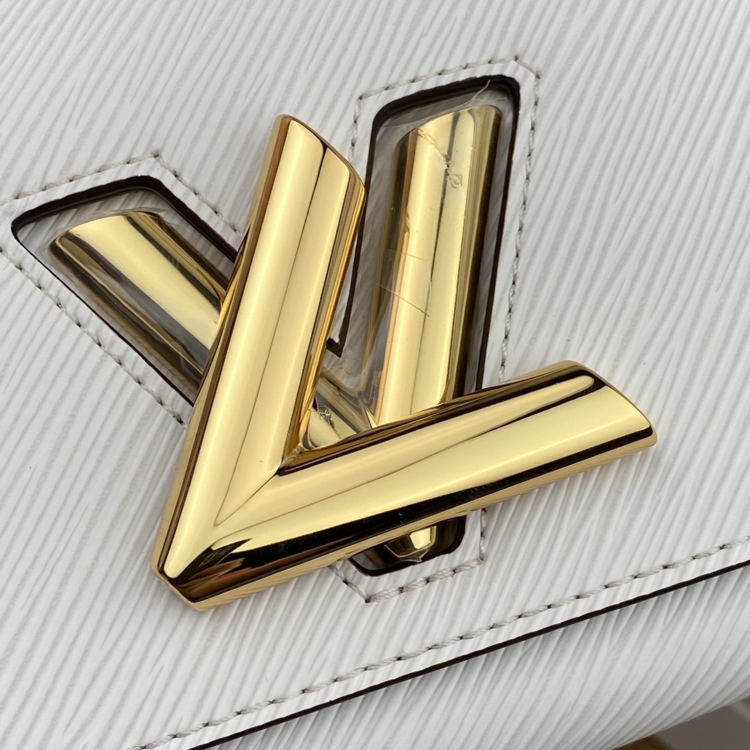 New Replica Louis Vuitton M56887 Twist Mini White Epi Grained Leather