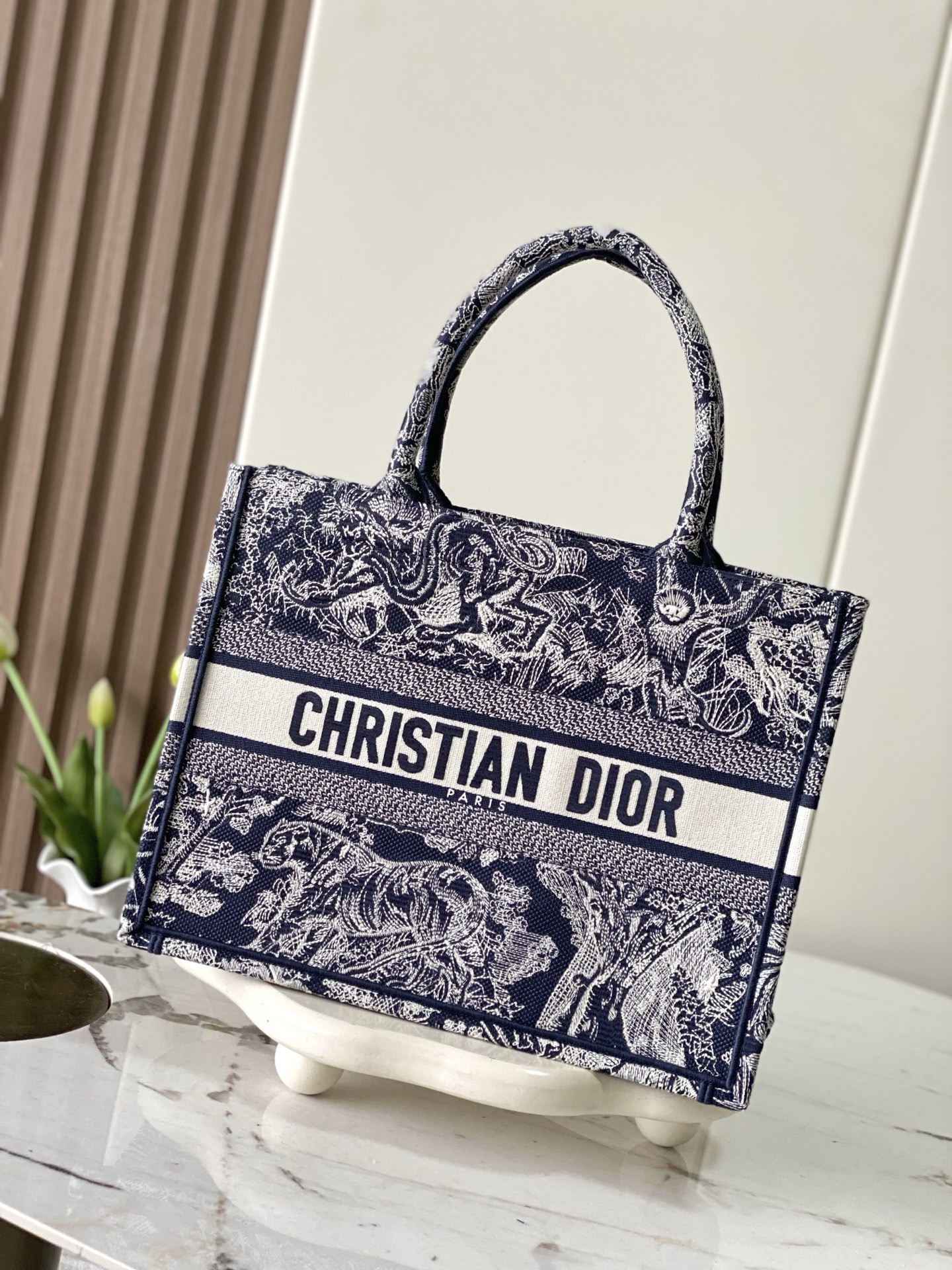 New Version Dior Book Tote Medium Size-1