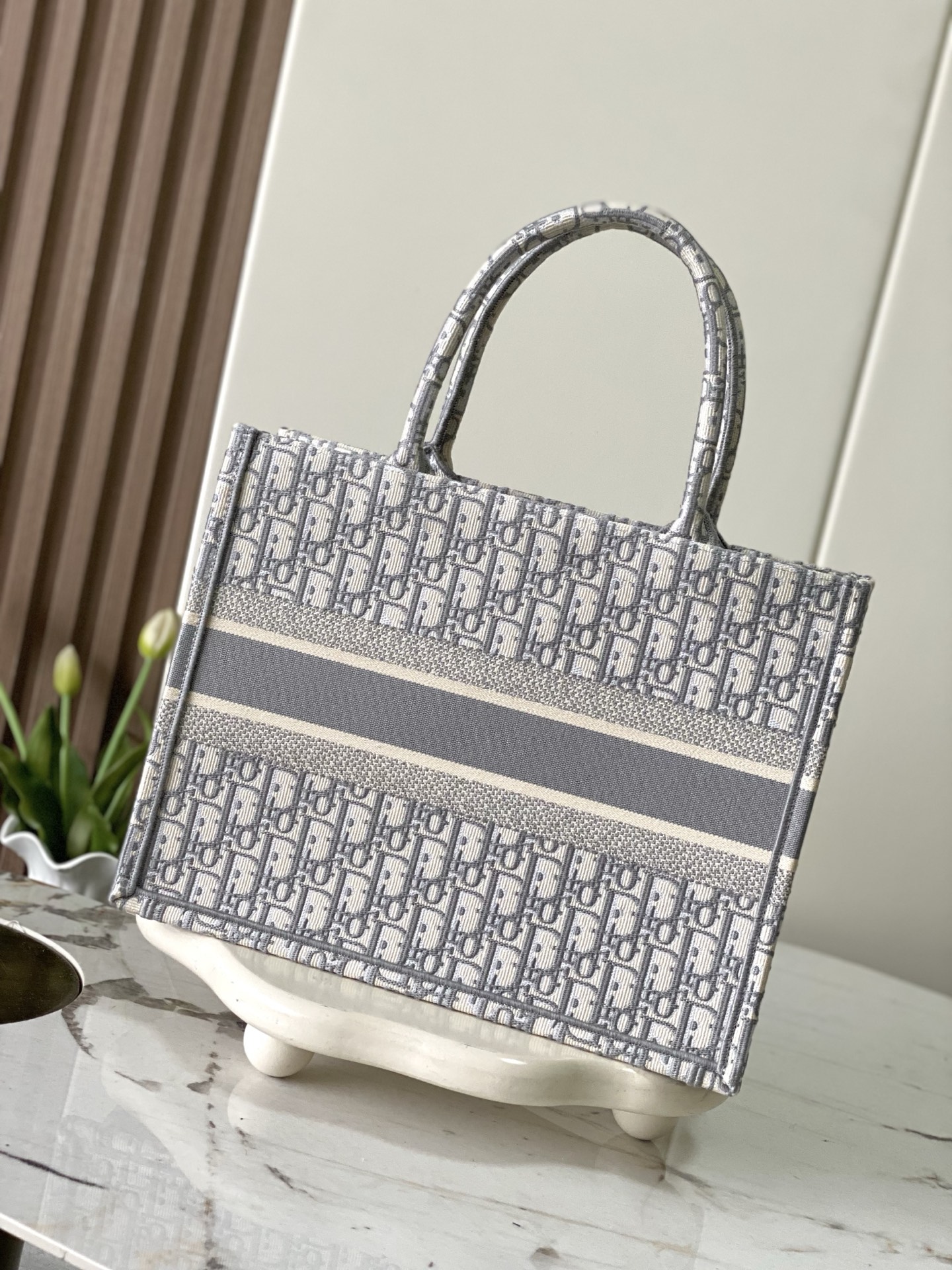 New Version Dior Book Tote Medium Size-4