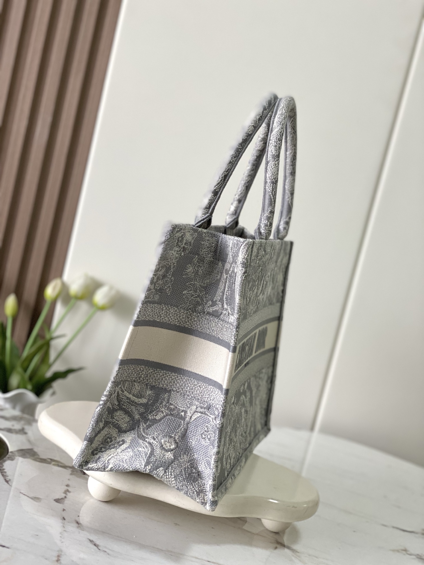 New Version Dior Book Tote Medium Size-6