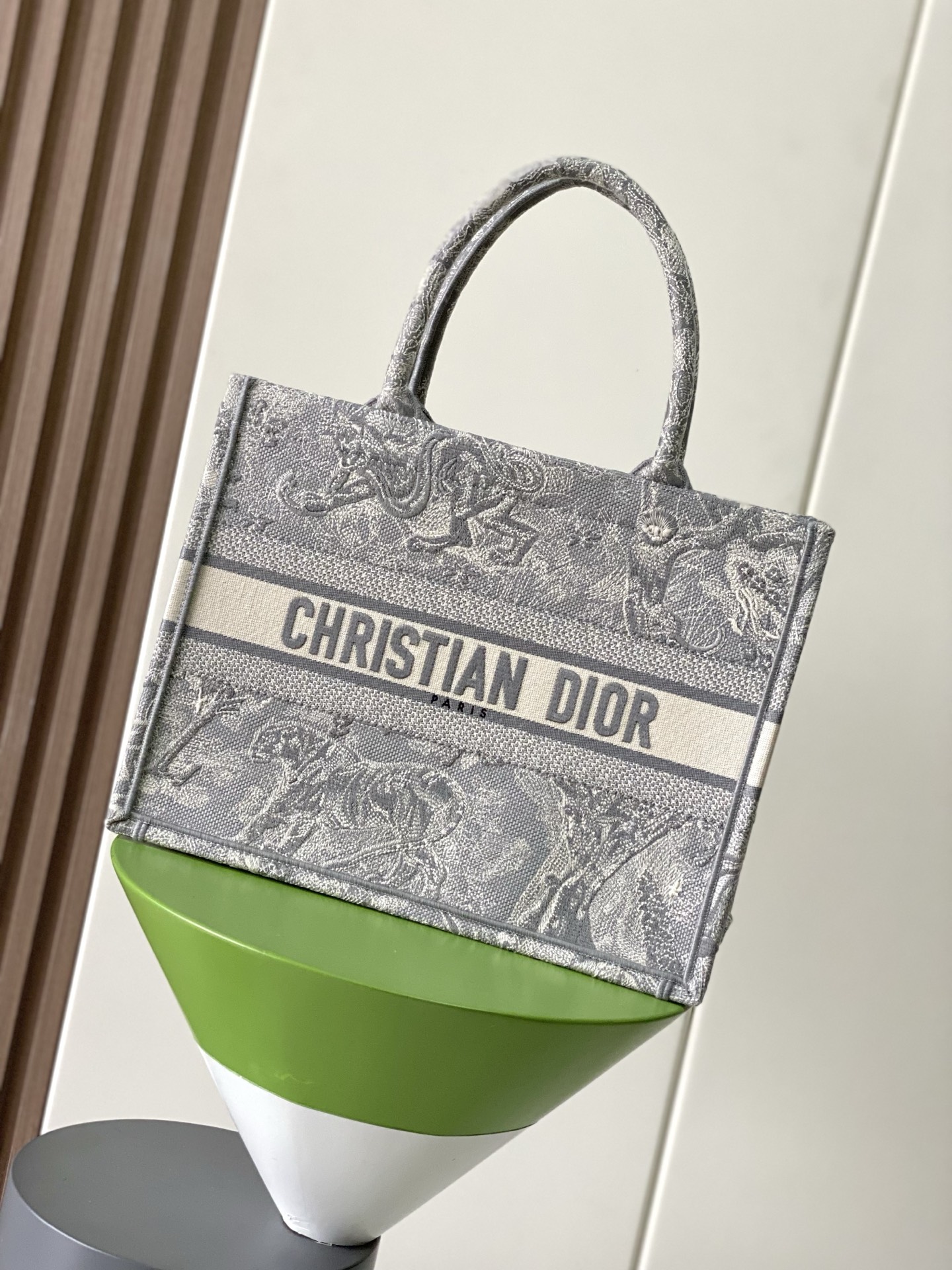 New Version Dior Book Tote Medium Size-6