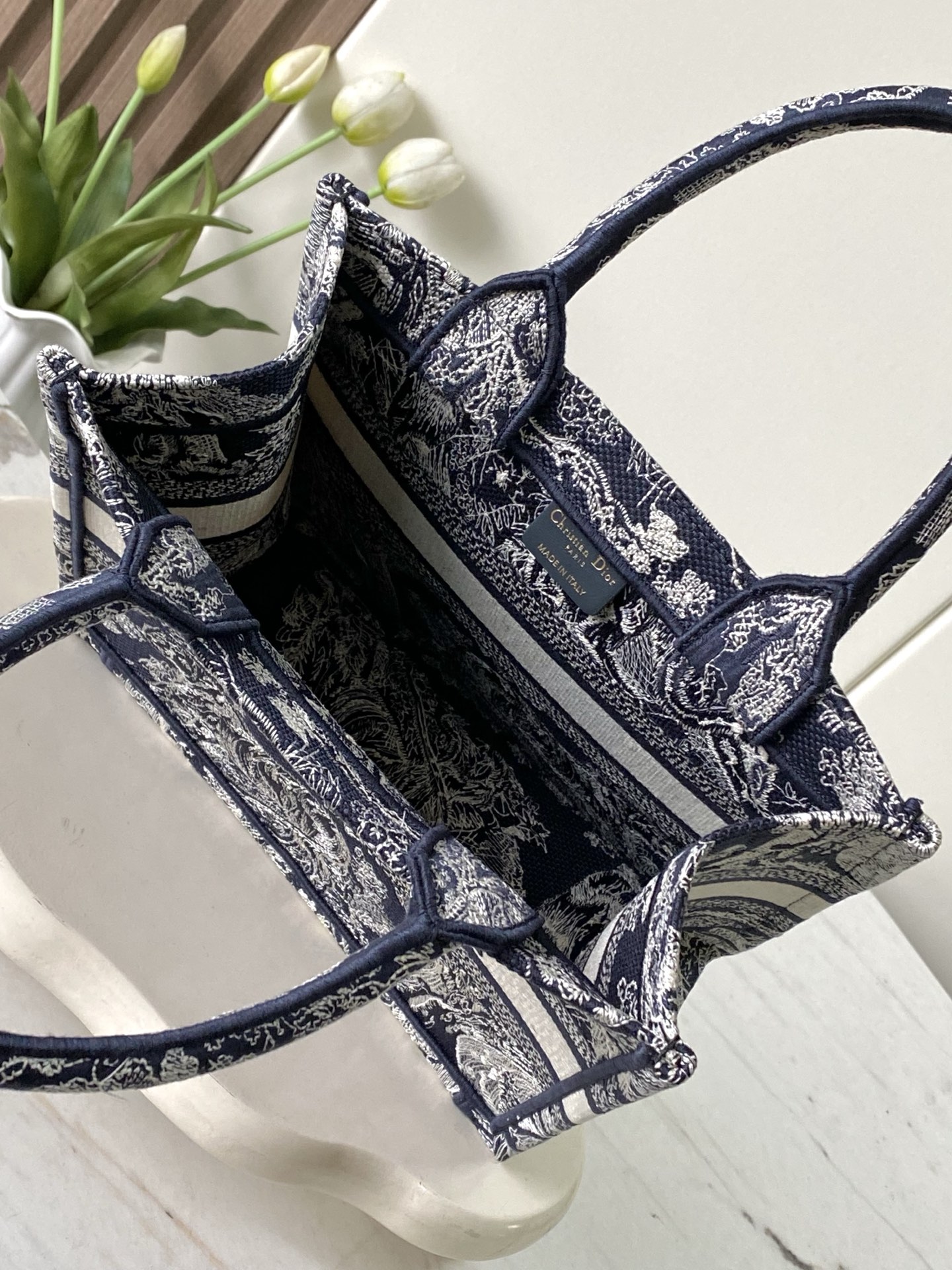 New Version Dior Book Tote Small Size-3