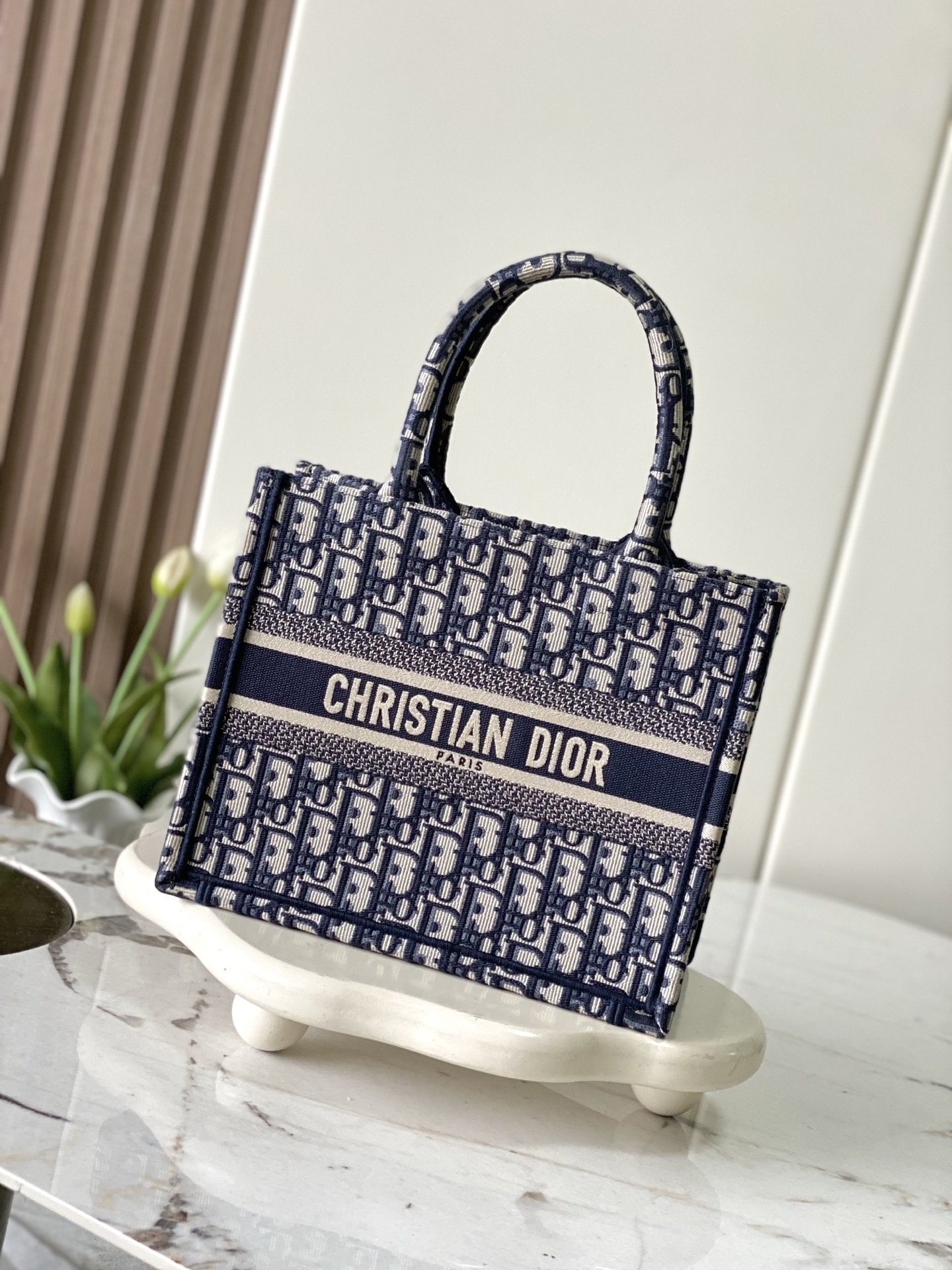 New Version Dior Book Tote Small Size-5