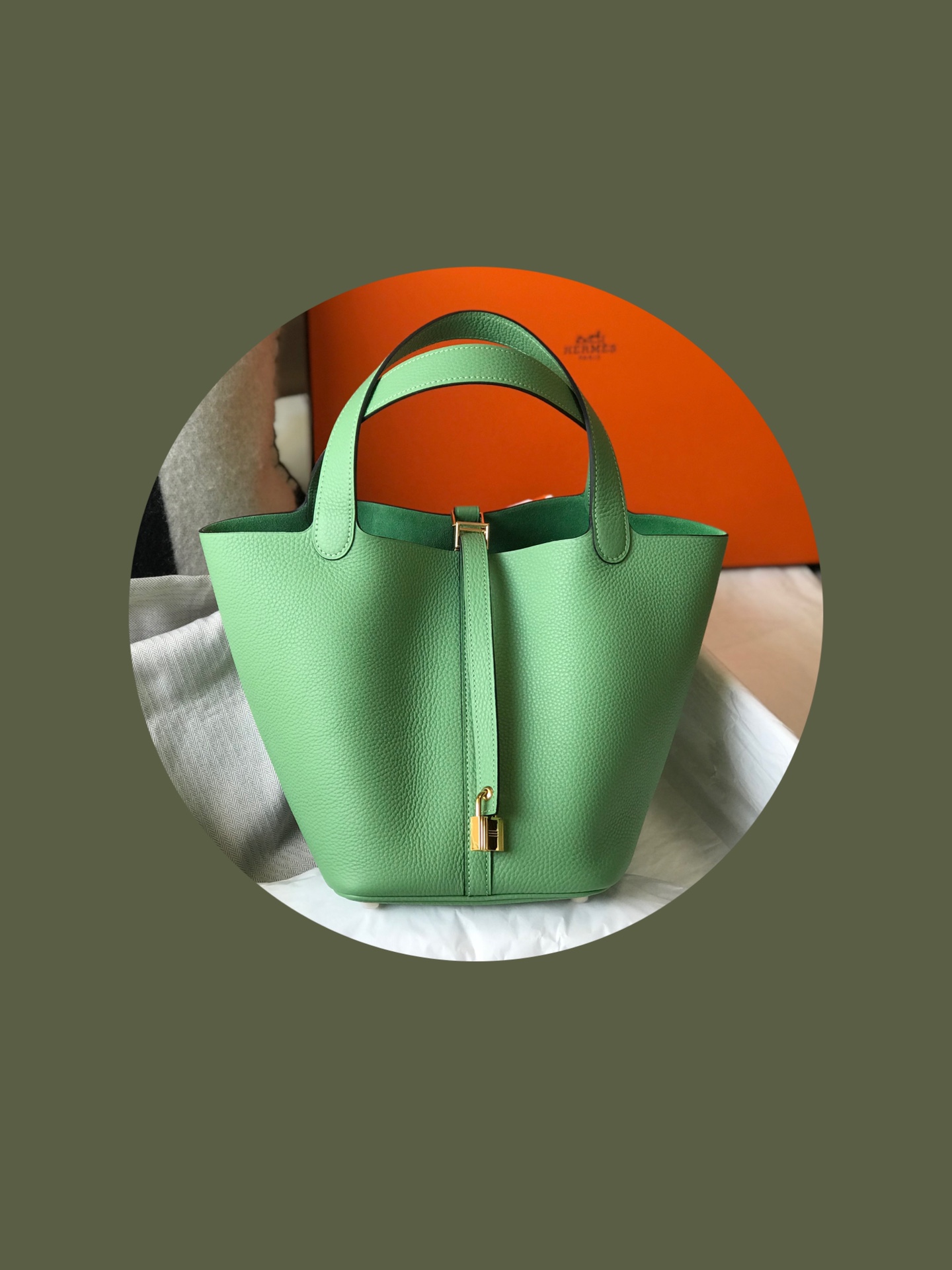 Original Copy Hermes Picotin Lock Leather Bags More Colors-2