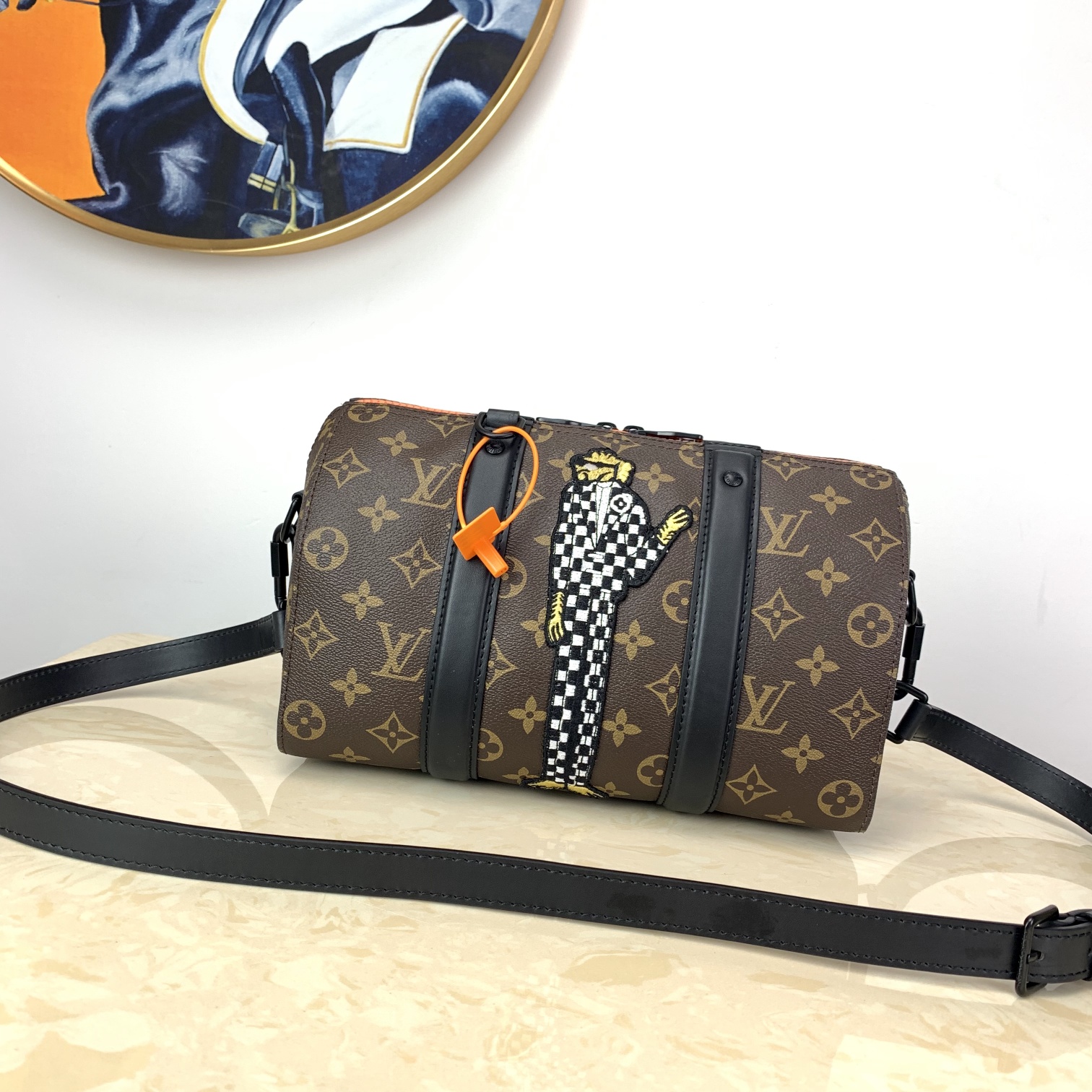 Original Copy Louis Vitton City Keepall Monogram Coated Canvas