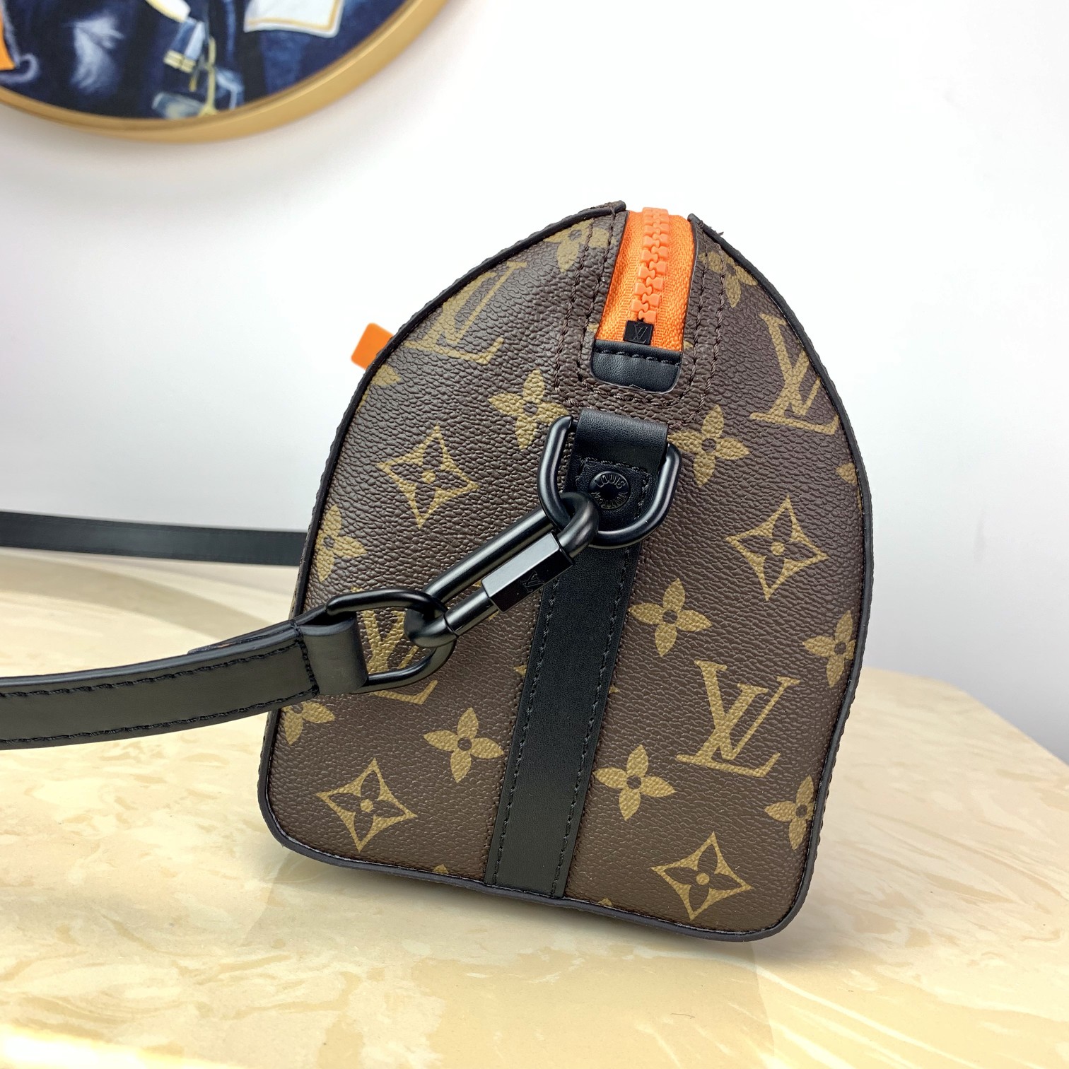 Original Copy Louis Vitton City Keepall Monogram Coated Canvas