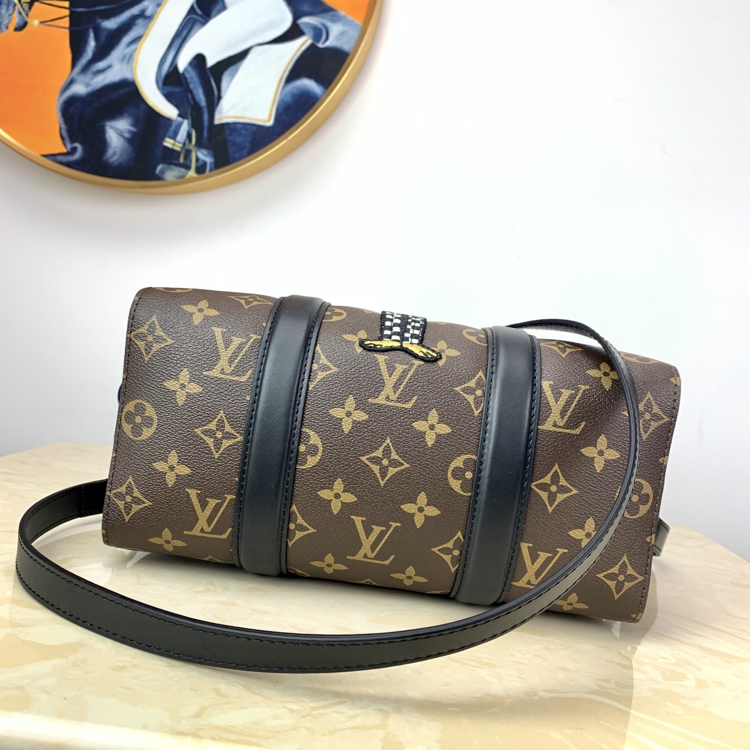 Original Copy Louis Vitton City Keepall Monogram Coated Canvas