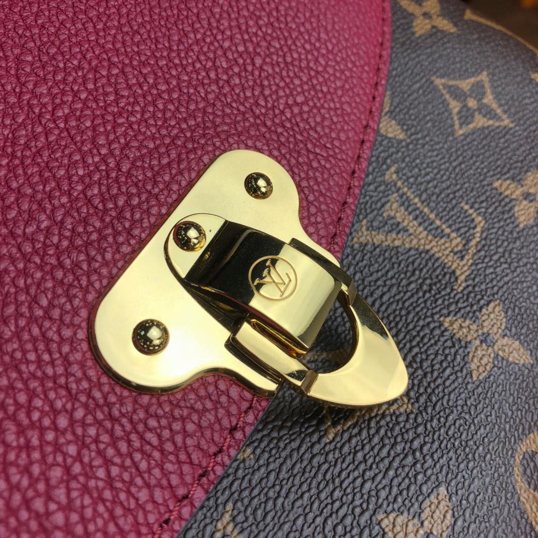 Original Copy Louis Vuitton M43715 Women Saint Placide Chain Bag Purple
