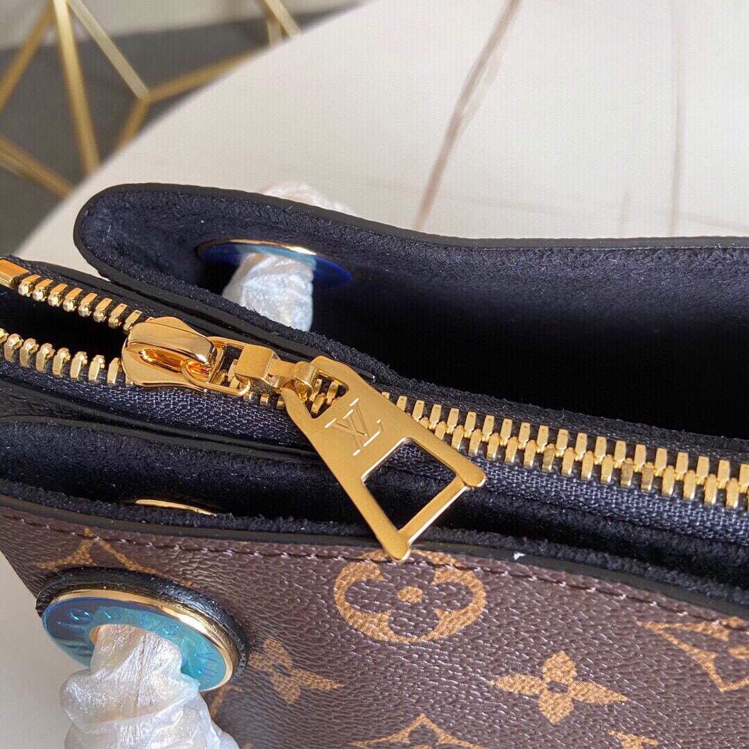 Original Copy Louis Vuitton M43775 Surene BB Monogram Coated Canvas and Grained Calf Leather