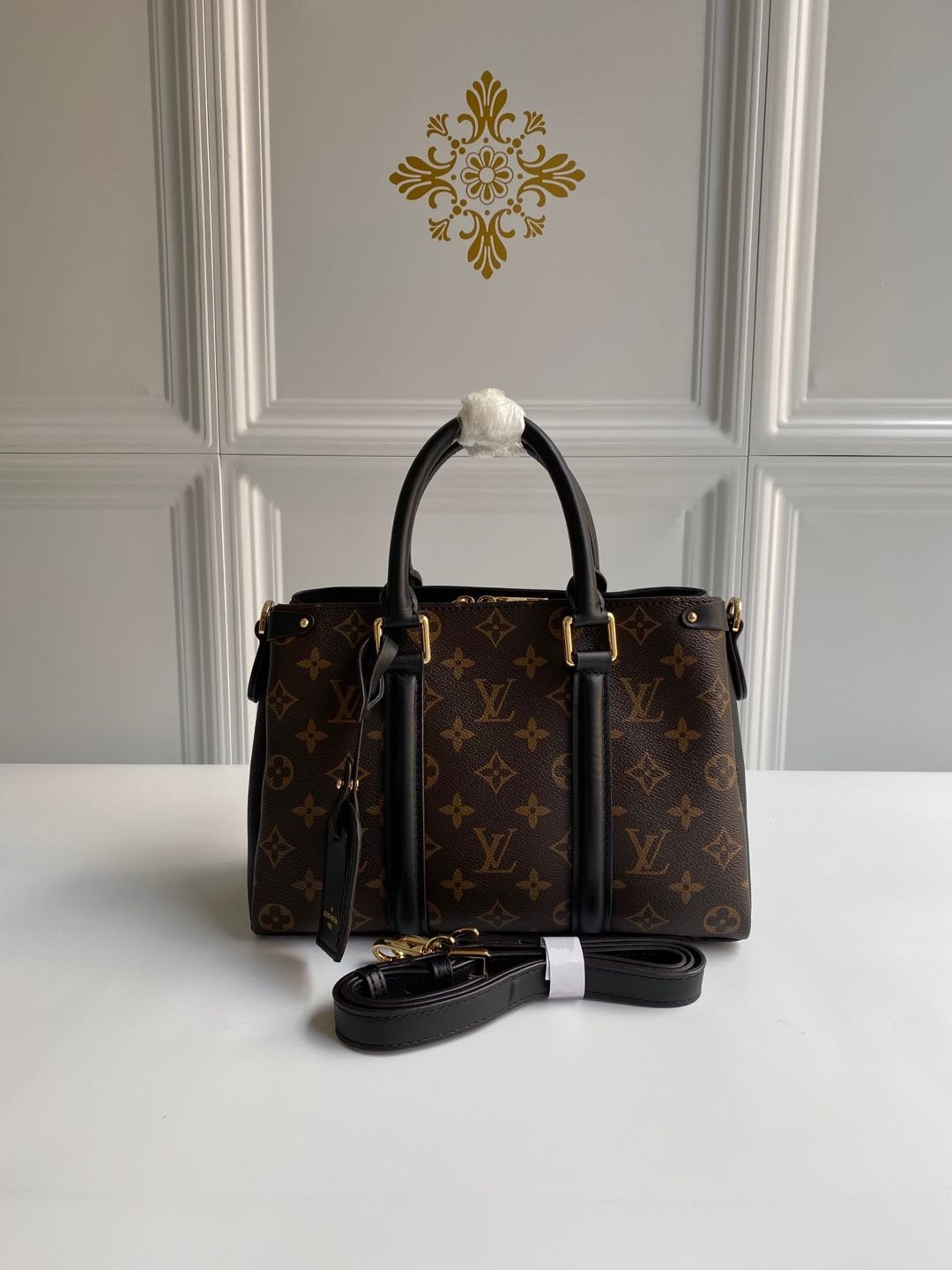 Original Copy Louis Vuitton M44898 Soufflot BB Supple Monogram Canvas