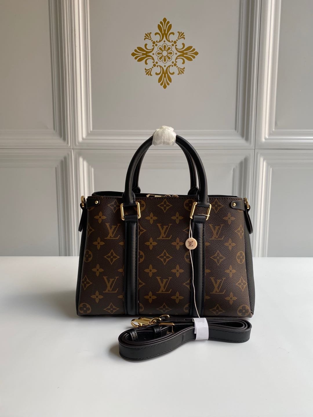 Original Copy Louis Vuitton M44898 Soufflot BB Supple Monogram Canvas