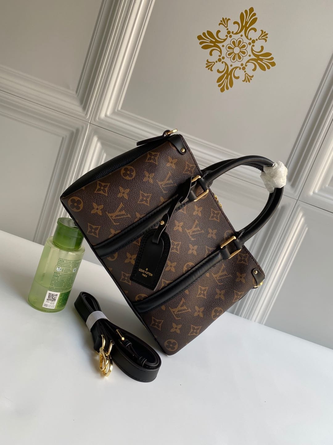 Original Copy Louis Vuitton M44898 Soufflot BB Supple Monogram Canvas