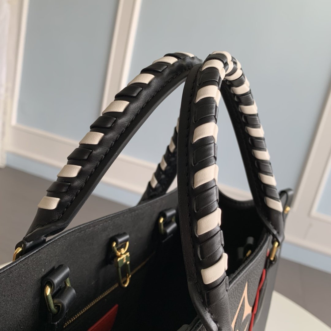 Original Copy Louis Vuitton M45373 Women LV Crafty OnTheGo GM With Black Iconic Monogram Pattern