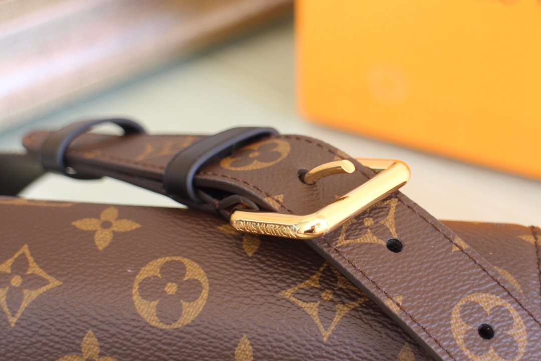 Original Copy Louis Vuitton M45559 Neo Saint Cloud Monogram Coated Canvas and Cowhide Leather