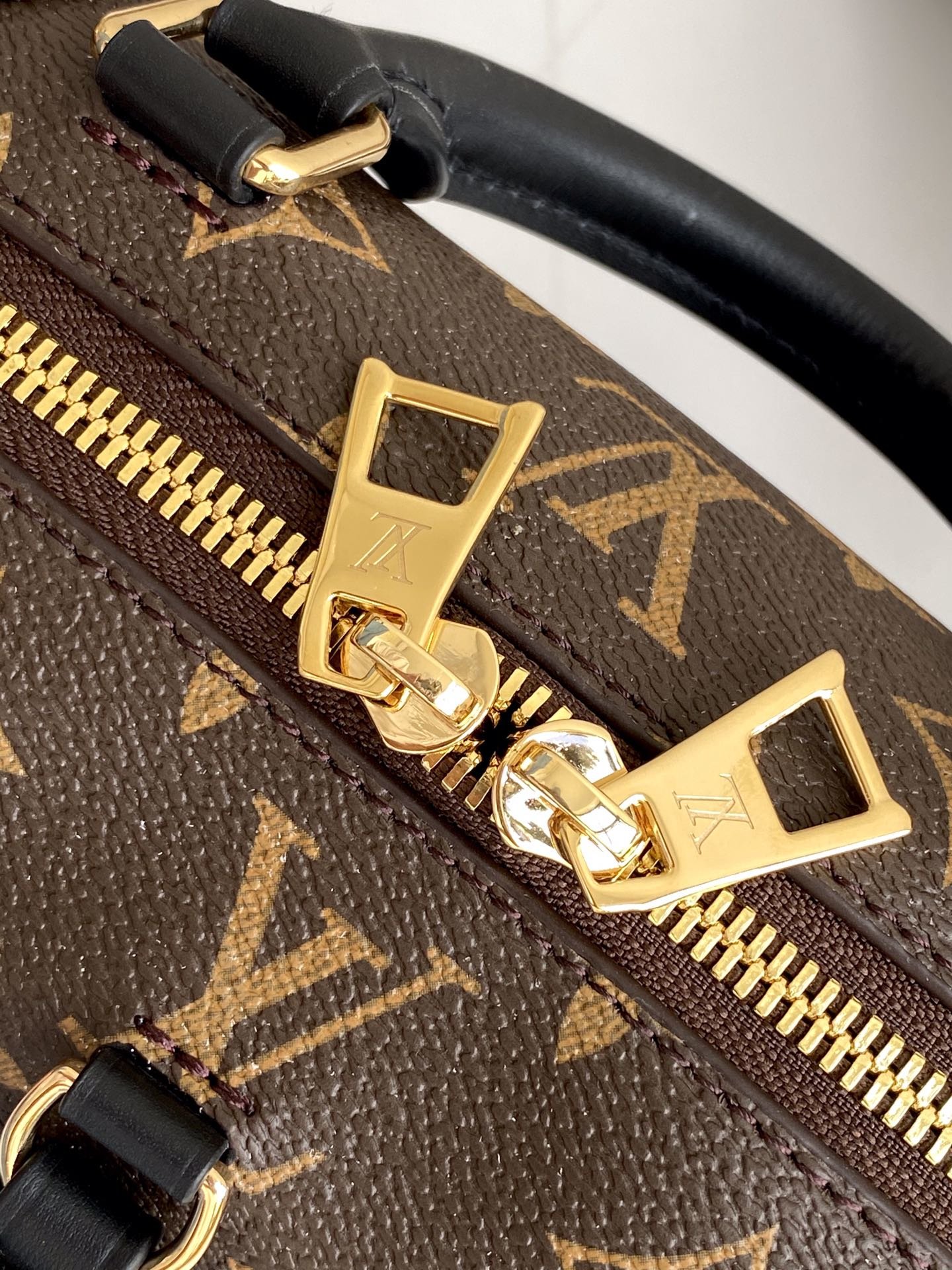 Original Copy Louis Vuitton M45571 Petite Malle Souple Soft Handbag Steeped in the HouseHistory Black Monogram Coated Canvas