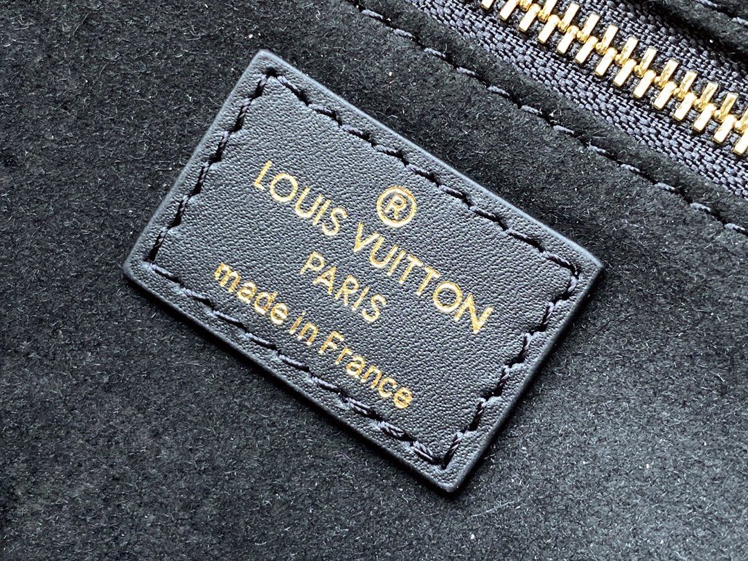 Original Copy Louis Vuitton M45571 Petite Malle Souple Soft Handbag Steeped in the HouseHistory Black Monogram Coated Canvas