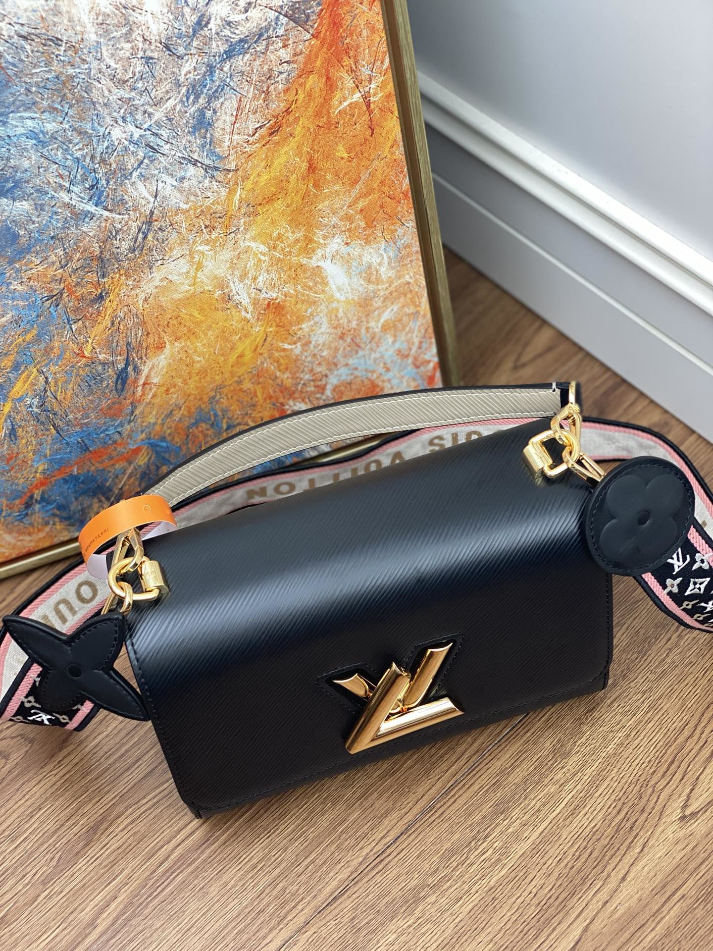 Original Copy Louis Vuitton M57050 Twist Mini Epi Leather Black