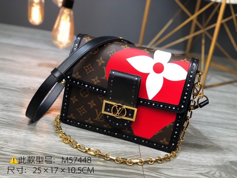 Original Copy Louis Vuitton M57448 Game On Dauphine MM Game On Monogram Canvas